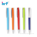 Plastic Rotation hotel pen ; rotation ball pen with silver clip